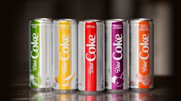 Colorful Diet Soda Rebrands