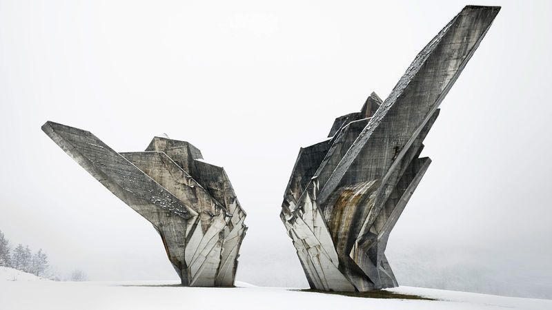 Yugoslavian Concrete Architecture Designs