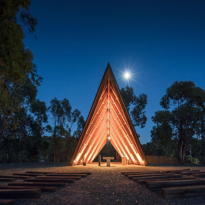 Angular Outdoor Chapels