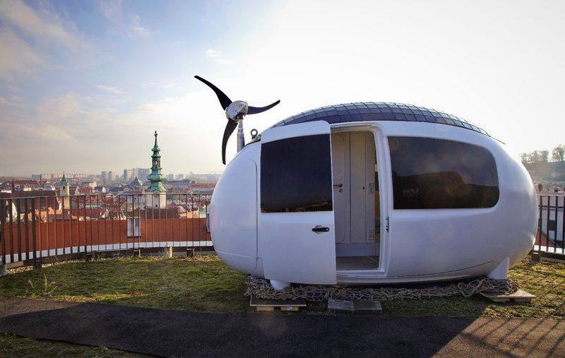 Egg-Shaped Micro Homes