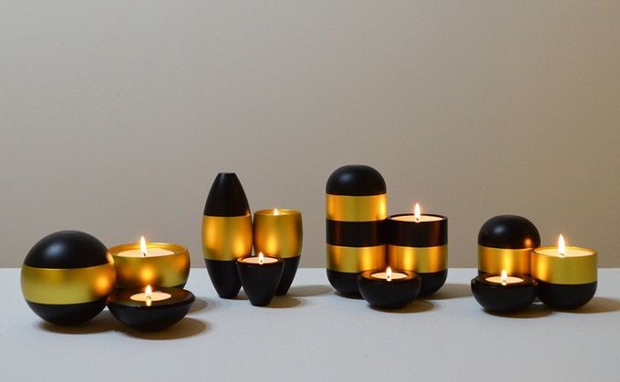 Industrial Designer Candle Holders