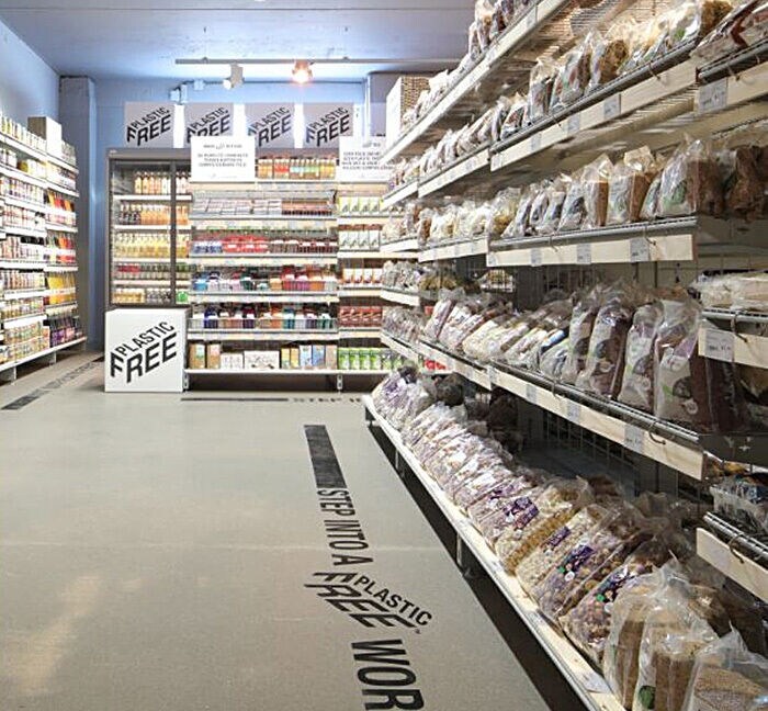 Plastic-Free Supermarket Aisles