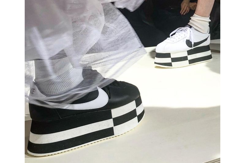 Checkered Platform Sneakers