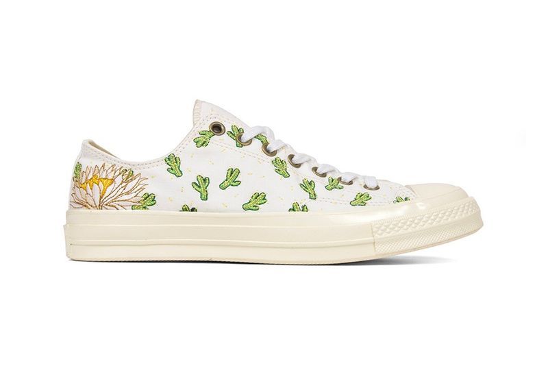 Cactus-Decorated Sneakers