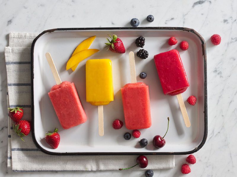 Fruity Gelato Ice Pops