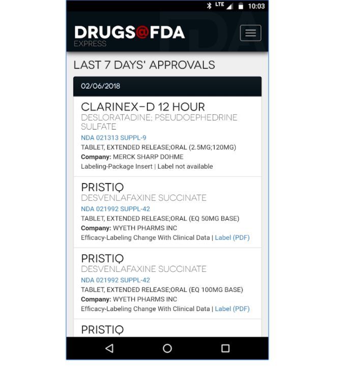 Comprehensive Drug Database Apps