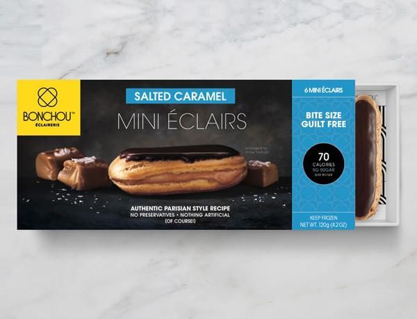 Free-From Miniature Eclairs