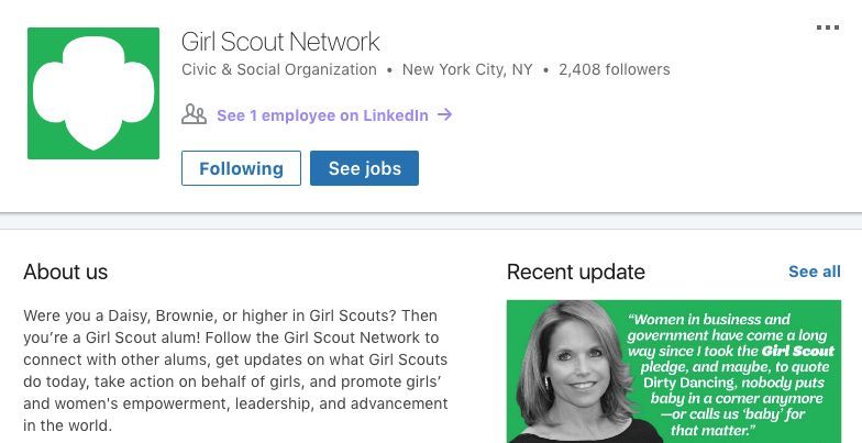 Girl Scout Networking Hubs