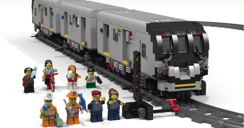 LEGO-Recreated Subway Systems