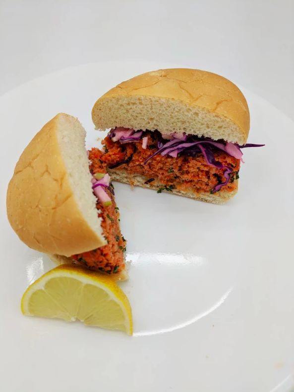 Mock Salmon Burgers