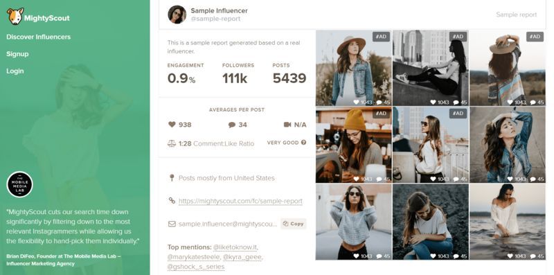 Influencer-Analyzing Tools