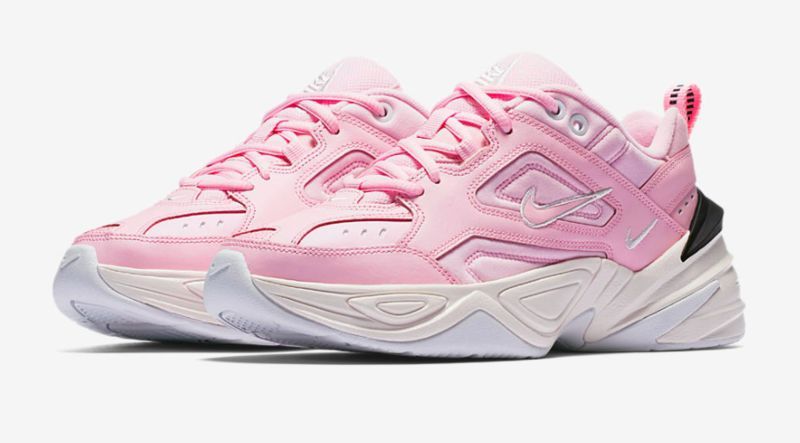 Chunky Millennial Pink Sneakers retro pink shoes