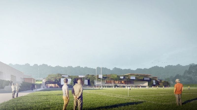 Plant-Covered Sports Stadiums