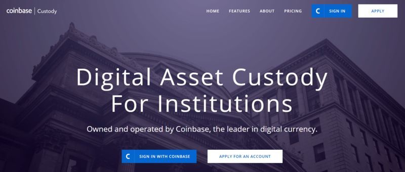 Custodial Cryptocurrency Storage