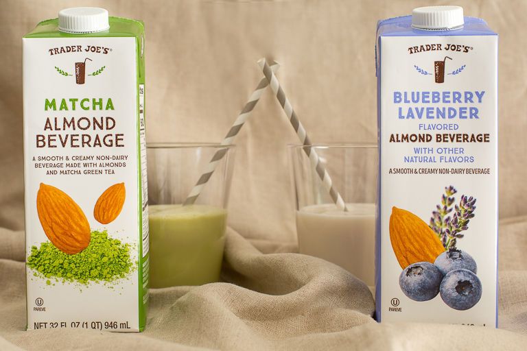 Lavender-Flavored Almond Beverages