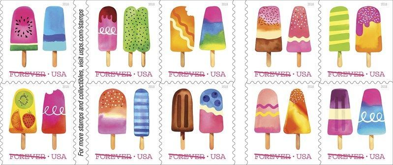 Refreshing Scratch-and-Sniff Stamps