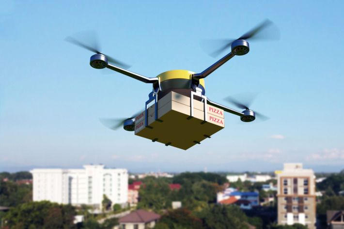 Speedy Food Delivery Drones