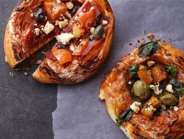 Artisan-Inspired Croissant Pizzas