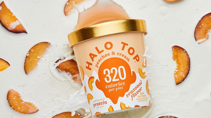 Low-Calorie Peach Ice Cream