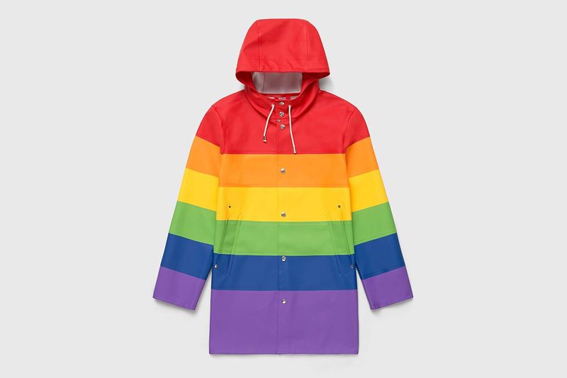 Pride-Honoring Rainbow Raincoats