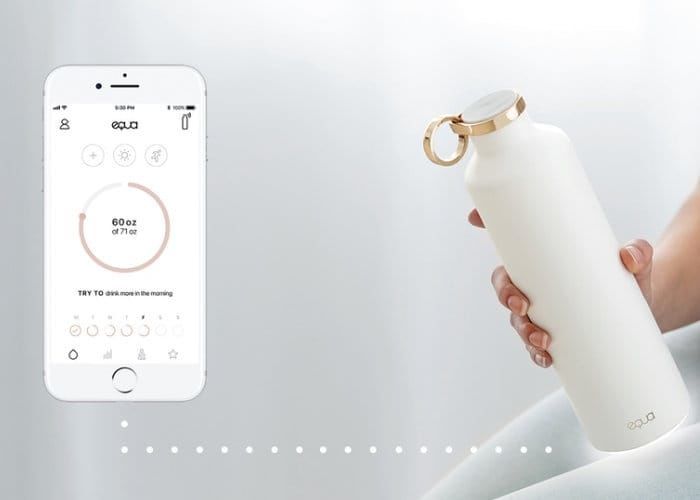 Designer Hydration-Monitoring Bottles