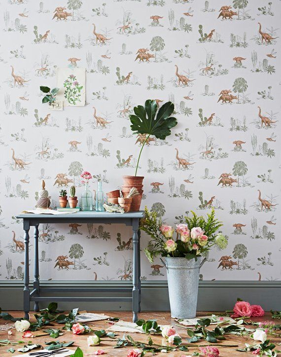 Intricate Hand-Painted Wallpaper Designs