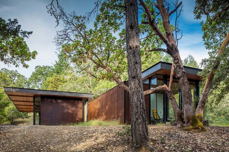 Modern Ravine-Side Abodes