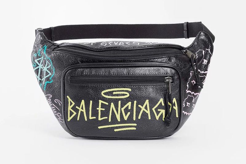 Retro Graffiti Fanny Packs