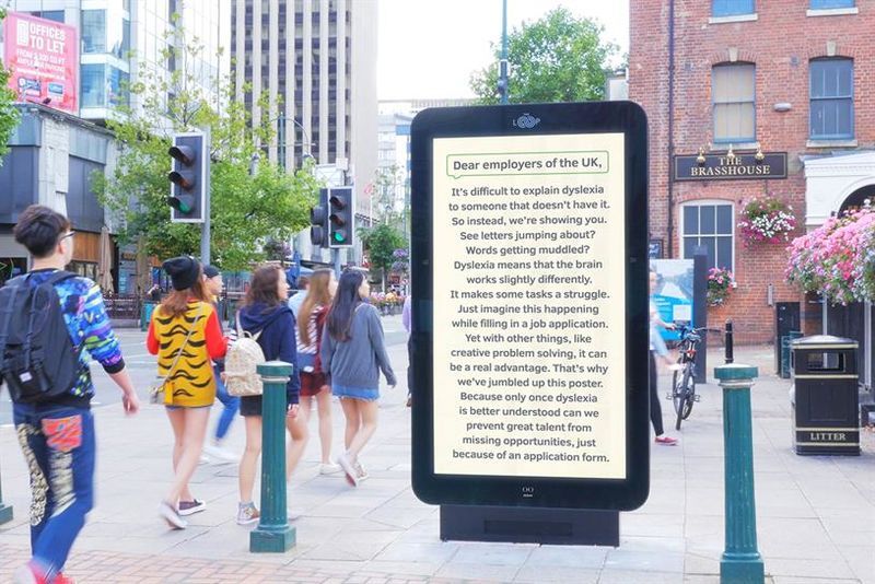 Experiential Dyslexia Ads