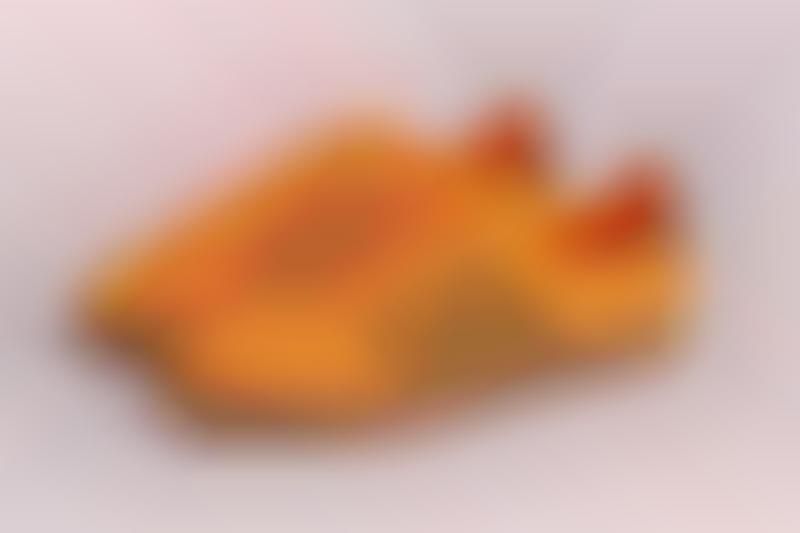 Sleek Pumpkin-Hued Sneakers