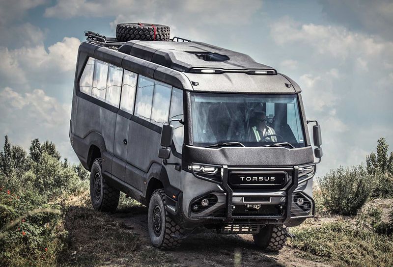 Rugged Off-Road Adventurer Buses