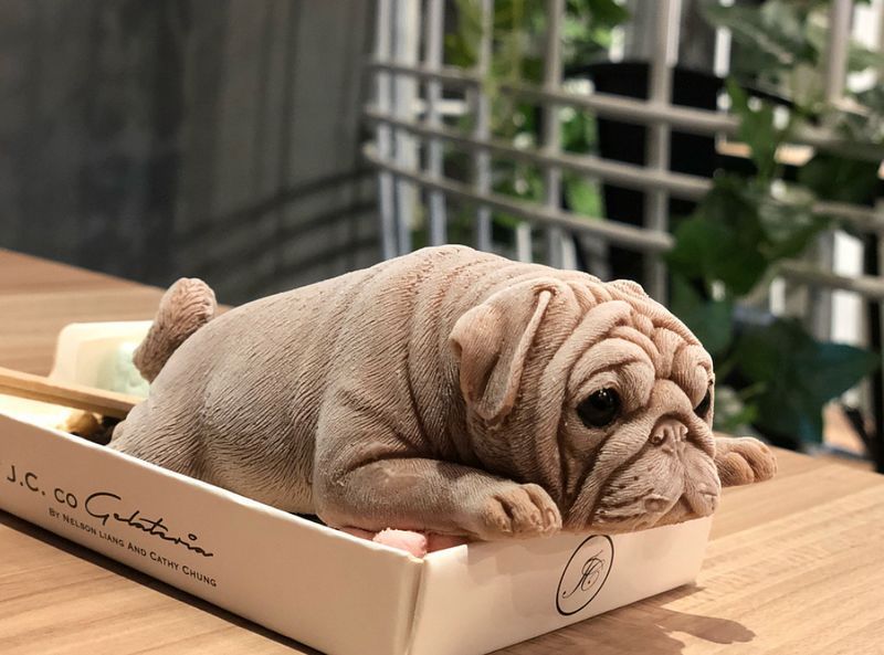 Lifelike Dog-Shaped Desserts