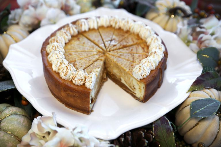 Four-Pound Pumpkin Cheesecakes