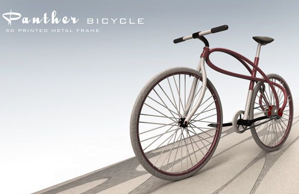 Organically Fluid 3D-Printed Bikes