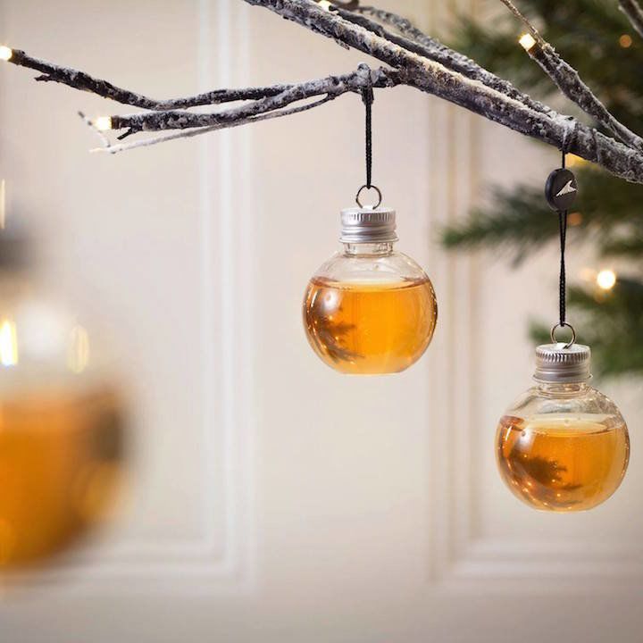 Boozy Christmas Tree Baubles