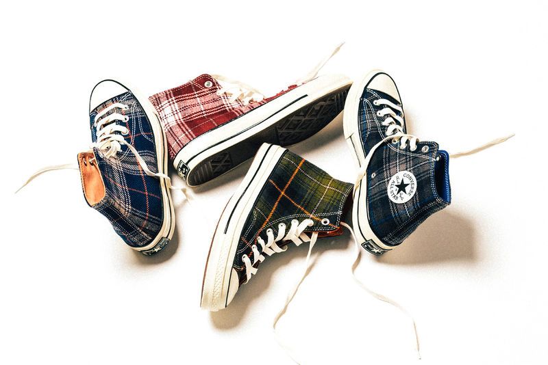 Fall-Ready Plaid High-Tops