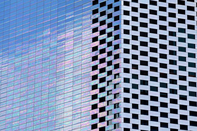 Iridescent Color-Changing Building Facades