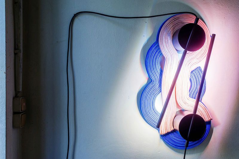 Artistically Curved Wall Lamps