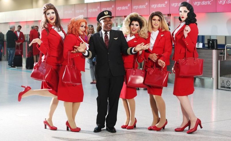 Celebratory LGBTQ-Staffed Flights