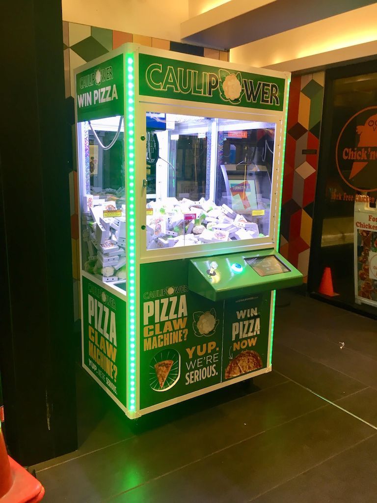 Pizza-Themed Claw Machines