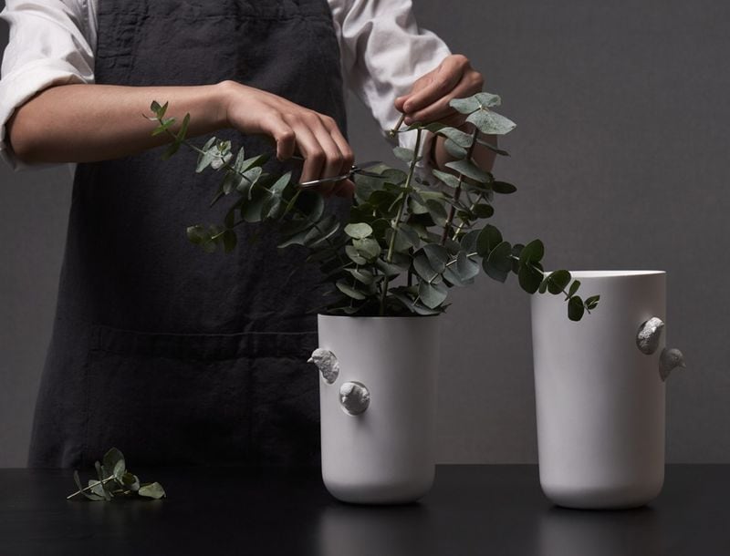 Naturalistic Post-Modern Vases