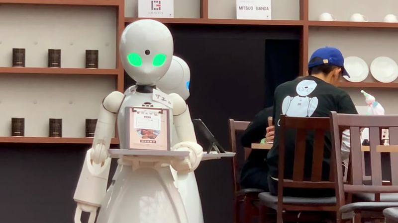 Human-Operated Robotic Servers