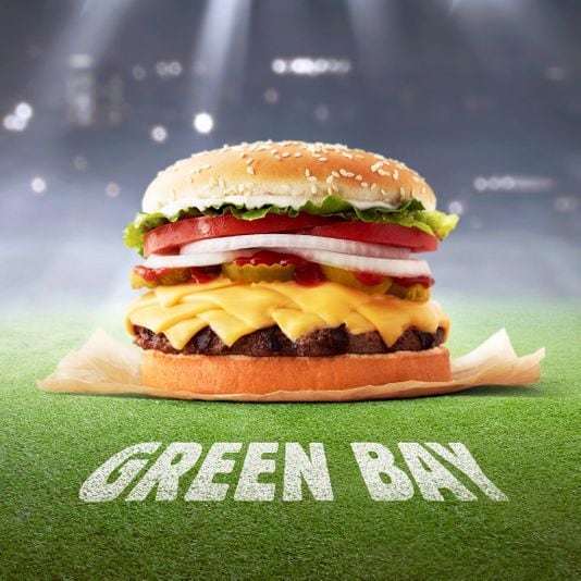 Cheesy Football Team Burgers