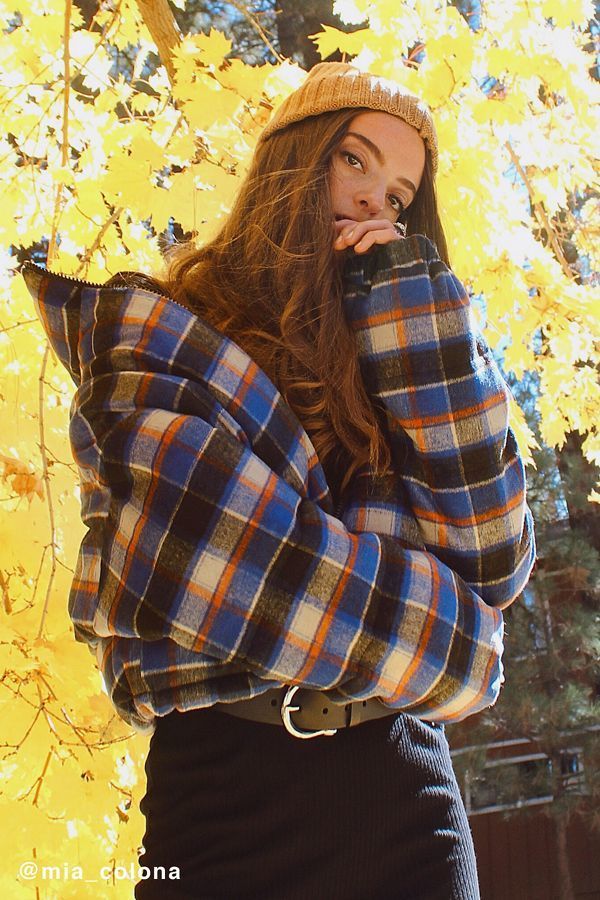 Vintage-Inspired Plaid Puffers