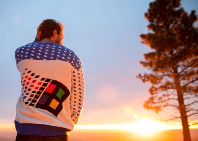 Retro OS Holiday Sweaters