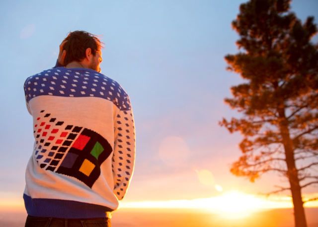 Retro OS Holiday Sweaters