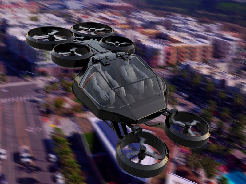 Hexa-Rotor Urban Vehicles