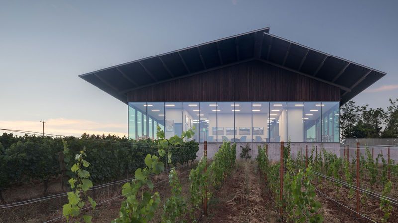 Glassy Wine Tasting Rooms