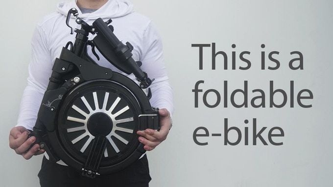 Backpack-Sized Electric Bikes