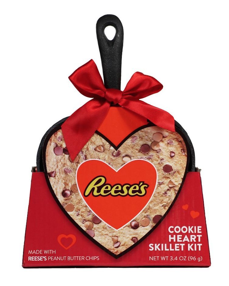 Heart-Shaped Cookie Skillets